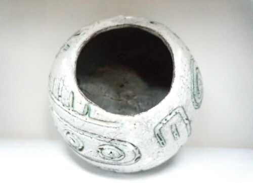 Midcentury Swedish Vintage Asymmetric Studio Vase Bowl Pottery 1960’s /1543