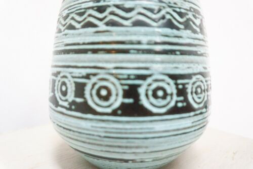Midcentury Vintage Strehla Keramik West German Pottery Ceramic Jug Vase /1519