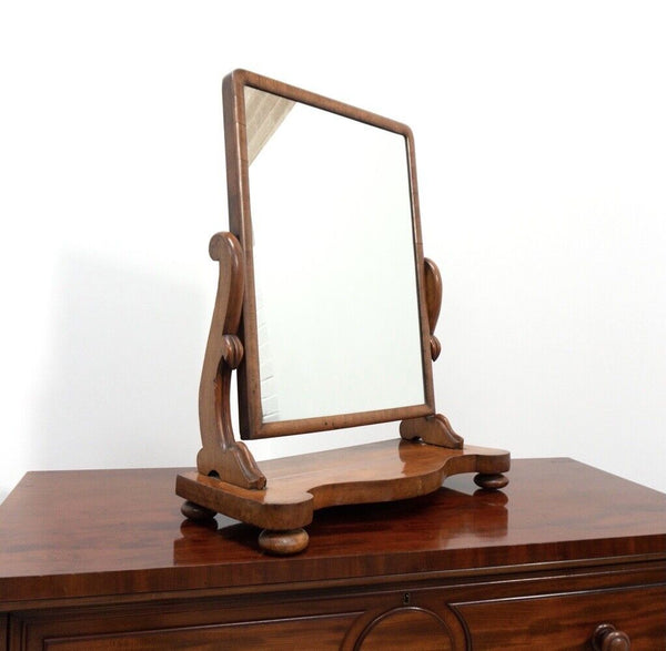 Antique Victorian Mahogany Dressing Table Cheval Mirror /2061