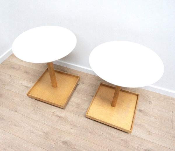 Pair Vintage Ikea Bjorko Side Tables With Tray  By Chris Martin /2272