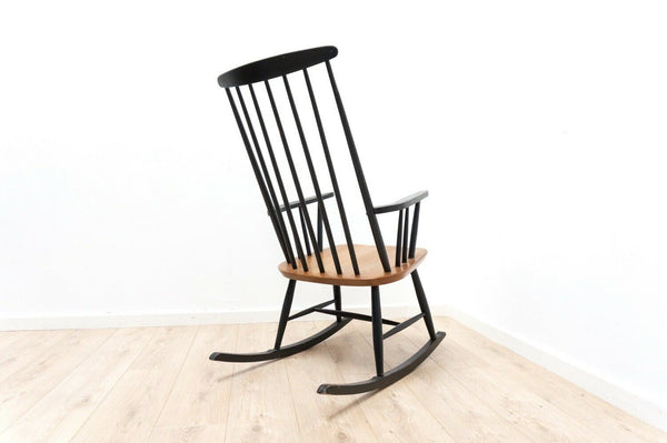Midcentury Vintage Rocking Chair By Ilmari  Tapiovaara For Asko 1960’s /1856