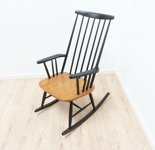 Midcentury Vintage Rocking Chair By Ilmari  Tapiovaara For Asko 1960’s /1856